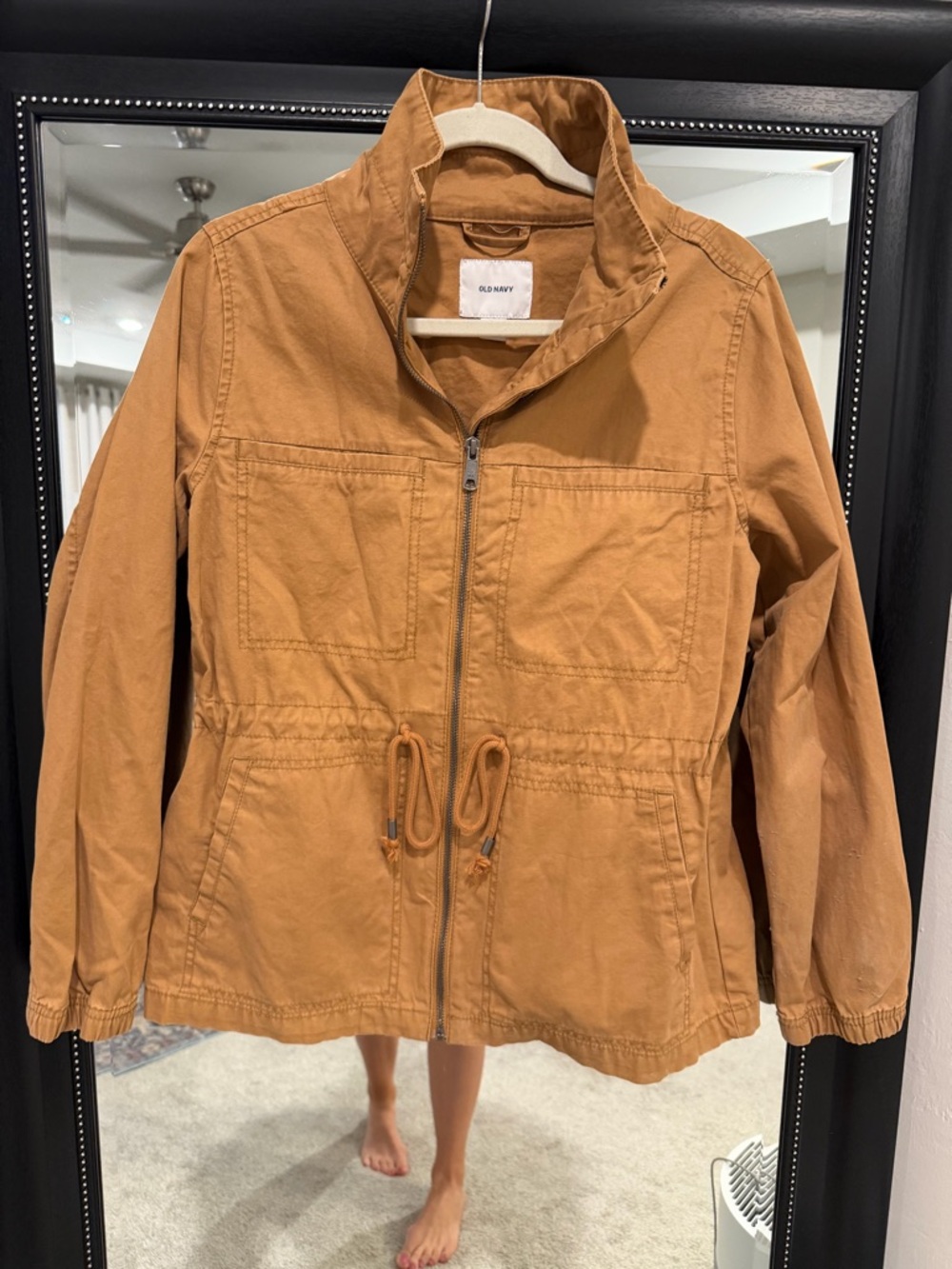 Old Navy Women's Caramel/Tan Utility Jacket